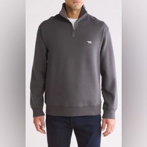 Rodd & Gunn Charcoal Zip-Up Sweater